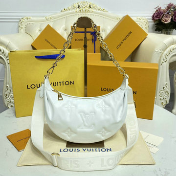 ルイヴィトン LOUISVUITTON 057-M59959　2022年最新入荷 オーバー ザ ムーン ホーボーバッグ イブニングバッグ クラッチバッグ 肩掛け ショルダーバッグ カーフレザー