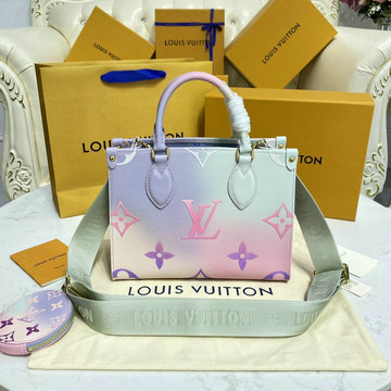 ルイヴィトン LOUISVUITTON 057-M59856　2022年最新入荷 オンザゴー PM ハンドバッグ トートバッグ ママバッグ ショッピングバッグ ウィメンズかばん モノグラム