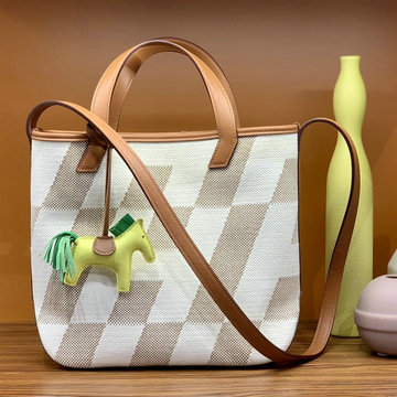 エルメス HERMES 063-HBA27BJZ　2022年最新入荷 カバス アンビエ 27 トートバッグ ハンドバッグ 2way ショルダーバッグ