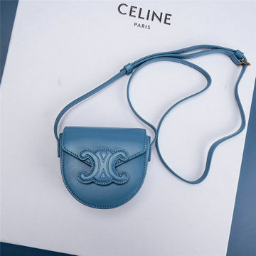 セリーヌ CELINE DD-CE10J303LS　2022年最新入荷 ミニ ブザス キュイル トリオンフ 斜め掛け ショルダーバッグ クロスボディバッグ レディースかばん カーフスキン