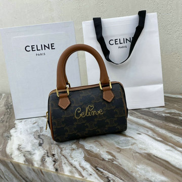 商品名称：セリーヌ CELINE DD-CE195112BZZ　2022年最新入荷 ミニ ボストンバッグ トートバッグ ハンドバッグ 2way 斜め掛け ショルダーバッグ トリオンフキャンバス