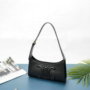 商品名称：セリーヌ CELINE DD-CE198153BK　2022年最新入荷 ホーボーバッグ ショルダーバッグ キュイル トリオンフ レディースかばん スムースカーフスキン