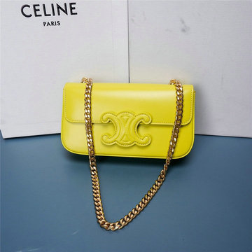 商品名称：セリーヌ CELINE DD-CE199243PJYL　2022年最新入荷 チェーン ショルダーバッグ キュイル トリオンフ クロスボディバッグ レディースかばん カーフスキン