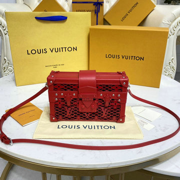 ルイヴィトン LOUISVUITTON 057-M20354　2022春夏コレクション プティット マル トランクバッグ 斜め掛け ショルダーバッグ クロスボディバッグ スクエアバッグ