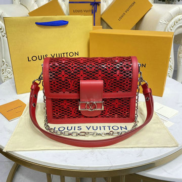 ルイヴィトン LOUISVUITTON 057-M20590　2022年春夏コレクション ドーフィーヌ 斜め掛け ショルダーバッグ クロスボディバッグ スクエアバッグ レディースかばん