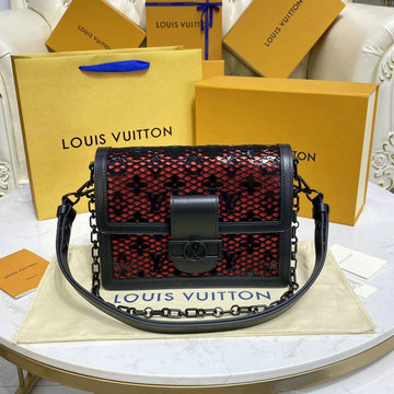 商品名称：ルイヴィトン LOUISVUITTON 057-M20591　2022年春夏コレクション ドーフィーヌ 斜め掛け ショルダーバッグ クロスボディバッグ スクエアバッグ レディースかばん