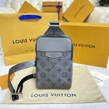 商品名称：ルイヴィトン LOUISVUITTON 057-M30833　2022年最新入荷 アウトドア スリングバッグ ウェストバッグ チェストバッグ ベルトバッグ モノグラムキャンバス タイガレザー