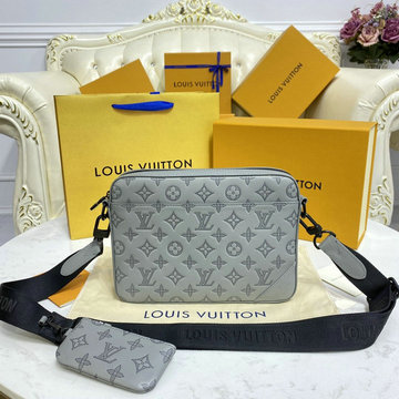 ルイヴィトン LOUISVUITTON 057-M46104　2022年最新入荷 デュオ メッセンジャーバッグ フラップバッグ 斜め掛け ショルダーバッグ メンズかばん クロスボディバッグ