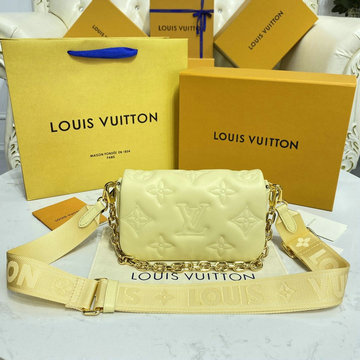商品名称：ルイヴィトン LOUISVUITTON 057-M81400　2022年最新入荷 ウォレット オン ストラップ チェーン ウォレット 斜め掛け ショルダーバッグ クロスボディバッグ カーフレザー
