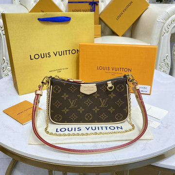 ルイヴィトン LOUISVUITTON 057-M80349H　2022年最新入荷 イージー ポーチ ホーボーバッグ チェーン ウォレット モノグラムキャンパス