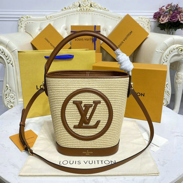 ルイヴィトン LOUISVUITTON 057-M59962　2022年最新入荷 プティ バケットバッグ トートバッグ ハンドバッグ 2way ショルダーバッグ レディースかばん