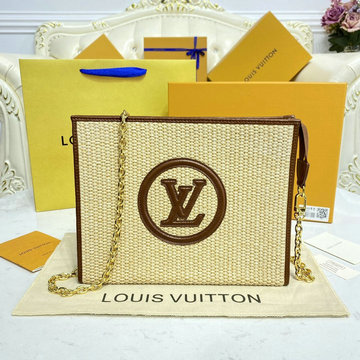 ルイヴィトン LOUISVUITTON 057-M81366Z　2022年最新入荷 トイレタリー チェーン ポーチ 手持ちかばん 斜め掛け ショルダーバッグ クラッチバッグ クロスボディバッグ