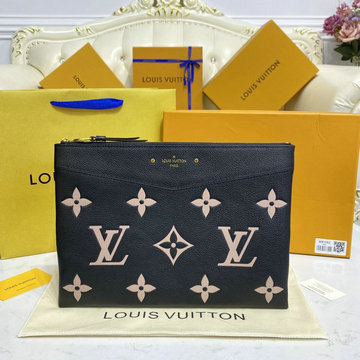 ルイヴィトン LOUISVUITTON 057-M81292　2022年最新入荷 デイリー ポーチ 手持ちかばん ビジネスバッグ メンズかばん クラッチバッグ モノグラムアンプラント