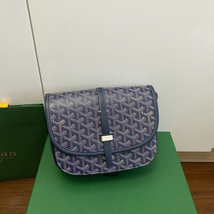 ゴヤール GOYARD BX-GY8016SL　2022年新色入荷 ベルヴェデール バッグ 斜め掛け ショルダーバッグ クロスボディバッグ コーティングキャンバス レザー