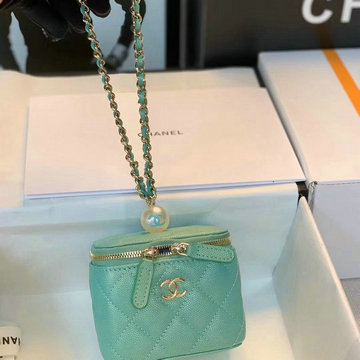 シャネル CHANEL CC-CH10945QL　2022年最新入荷 チェーン ポーチ クラッチバッグ 手持ちかばん 小銭入れ 短財布 キャビアスキン