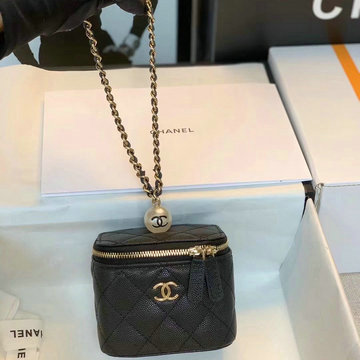 シャネル CHANEL CC-CH10945BK　2022年最新入荷 チェーン ポーチ クラッチバッグ 手持ちかばん 小銭入れ 短財布 キャビアスキン