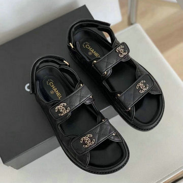 商品名称：シャネル CHANEL 26-CHJ22026J　2022年最新入荷 スリングバック 厚底サンダル サマーサンダル ビーチサンダル レディースシューズ カーフレザー