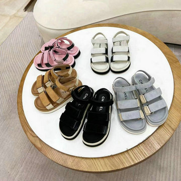 商品名称：シャネル CHANEL 26-CHJ22028　2022年最新入荷 スリングバック 厚底サンダル サマーサンダル ビーチサンダル レディースシューズ カーフレザー