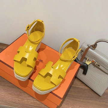 商品名称：エルメス HERMES 26-HEJ22012　2021年最新入荷 ウェッジソールミュール フラットサンダル 厚底 スリッパ レディースシューズ