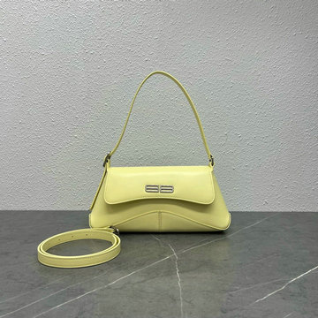 バレンシアガ BALENCIAGA XX-BA59065PQY　2022年最新入荷 XX スモール フラップバッグ ホーボーバッグ シャイニー スーパーサプル トートバッグ