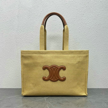 商品名称：セリーヌ CELINE XX-CE196762BXS　2022年最新入荷 ラージ カバ タイス トートバッグ 肩掛け ショルダーバッグ ハンドバッグ ビーチバッグ テキスタイル カーフスキン