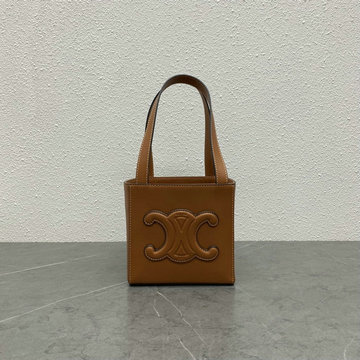 セリーヌ CELINE XX-CE199202PZS　2022年最新入荷 キューブバッグ キュイル トリオンフ トートバッグ ハンドバッグ スクエアバッグ キャンパス
