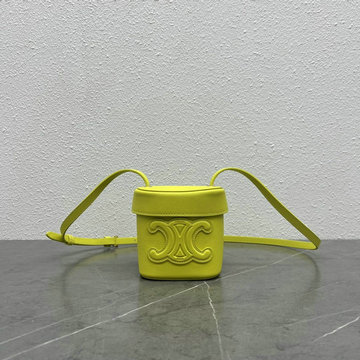 商品名称：セリーヌ CELINE XX-CE199263PQY　2022年最新入荷 スモールボックス キュイル トリオンフ スクエアバッグ 斜め掛け ショルダーバッグ クロスボディバッグ