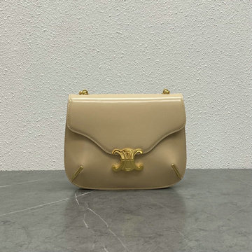 商品名称：セリーヌ CELINE XX-CE199273PLF　2022年最新入荷 チェーン ブザス トリオンフ フラップバッグ 斜め掛け ショルダーバッグ クロスボディバッグ シャイニーカーフスキン