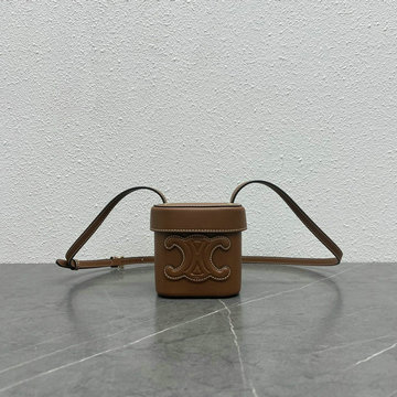 商品名称：セリーヌ CELINE XX-CE199263PZS　2022年最新入荷 スモールボックス キュイル トリオンフ スクエアバッグ 斜め掛け ショルダーバッグ クロスボディバッグ