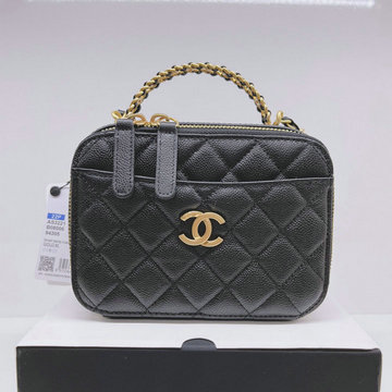 シャネル CHANEL DDB-CH3221BK　2022年最新入荷 スモール ヴァニティー ケース トップハンドルバッグ 斜め掛け ショルダーバッグ 化粧かばん レディースかばん
