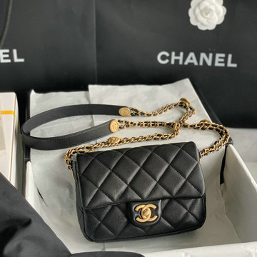 シャネル CHANEL DDB-CH3369QBK　2022年最新入荷 スモール フラップバッグ 斜め掛け ショルダーバッグ クロスボディバッグ レディースかばん