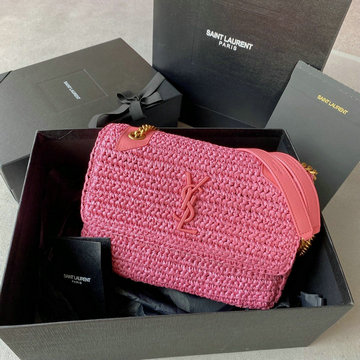イヴサンローラン Saint laurent YSL DDB-YSL633158MH　2022年最新入荷 ニキ ミディアム フラップバッグ 斜め掛け ショルダーバッグ クロスボディバッグ