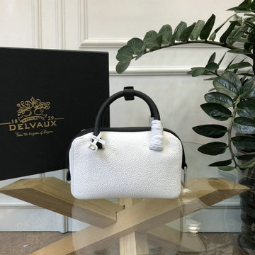 デルヴォー Delvaux 99-DE0524XLPBK　2022年最新入荷 Cool Box クールボックス ミニ Enlaced トップハンドルバッグ トートバッグ カーフレザー レディースかばん