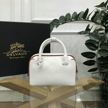 デルヴォー Delvaux 99-DE0524XLPBR　2022年最新入荷 Cool Box クールボックス ミニ Enlaced トップハンドルバッグ トートバッグ カーフレザー レディースかばん