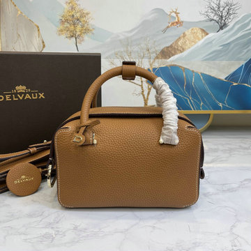 デルヴォー Delvaux 99-DE0524XLQJT　2022年最新入荷 Cool Box クールボックス ミニ Enlaced トップハンドルバッグ トートバッグ カーフレザー レディースかばん