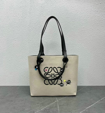 ロエベ LOEWE ZZ-LE6572BDBK　2022年最新入荷 アナグラム トートバッグ ハンドバッグ トップハンドルバッグ 肩掛け ショルダーバッグ レディースかばん