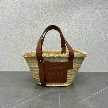 ロエベ LOEWE ZZ-LE22393JH　2022年最新入荷 バスケットバッグ トートバッグ ハンドバッグ ショルダーバッグ レディースかばん ヤシの葉＋カーフ