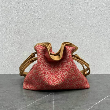 ロエベ LOEWE ZZ-LE41113BRD　2021年最新入荷 フラメンコクラッチ ドローストリングバッグ 手持ちかばん ポーチ ハンドバッグ 肩掛け ショルダーバッグ ジャカード