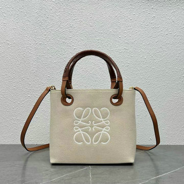 ロエベ LOEWE ZZ-LE71774BZS　2022年最新入荷 アナグラム トートバッグ ミニ ハンドバッグ 2way ショルダーバッグ クロスボディバッグ キャンパス