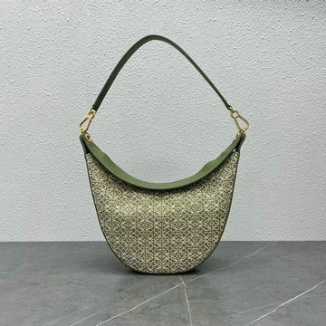 ロエベ LOEWE ZZ-LE923907BGL　2022年最新入荷 ルナバック スモール ホーボーバッグ トートバッグ 肩掛け ショルダーバッグ レディースかばん サテンカーフ