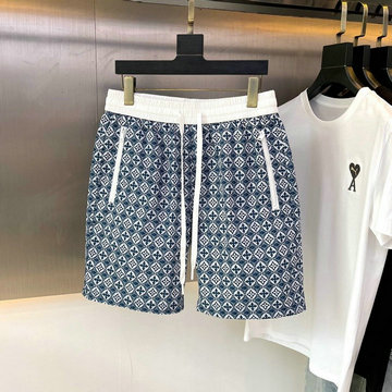 商品名称：ルイヴィトン LOUISVUITTON MS-KQLV22013　2022年最新入荷 メンズ カジュアルショーツ スウェット ショートパンツ 伸縮性のあるウエストバンド パンツ