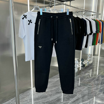 商品名称：プラダ PRADA MS-KQPD22008　2022年最新入荷 スポーツパンツ スウェットパンツ ジョギングズボン 伸縮性のあるウエストバンド パンツ カジュアル トラウザー