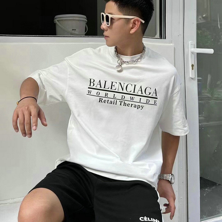 商品名称：バレンシアガ BALENCIAGA MS-TDBA22015　2022年夏最新入荷 Tシャツ 半袖 ショートスリーブ ヴィンテージジャージ スウェットシャツ 短袖 クルーネック