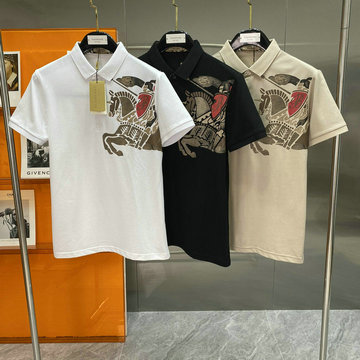 バーパリー BURBERRY MS-TDBR22018　2022年夏最新入荷 ポロシャツ 半袖 ショートスリーブ スウェットシャツ 短袖 メンズ用 トップス レジャーシャツ