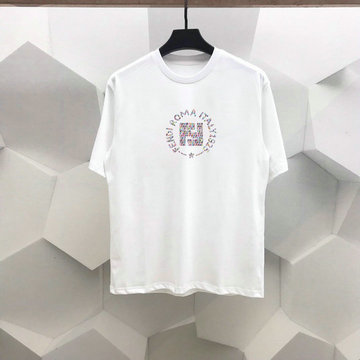 商品細詳を見る:フェンディ FENDI MS-TDFD22012　2022年夏最新入荷 Tシャツ 半袖 ショートスリーブ スウェットシャツ 短袖 トップス レジャーシャツ