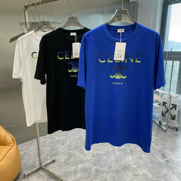 セリーヌ CELINE MS-TDCE22006　2022年夏最新入荷 Tシャツ 半袖 ショートスリーブ スウェットシャツ 短袖 トップス レジャーシャツ