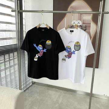 商品名称：フェンディ FENDI MS-TDFD22010　2022年夏最新入荷 Tシャツ 半袖 ショートスリーブ スウェットシャツ 短袖 トップス レジャーシャツ 男女兼用