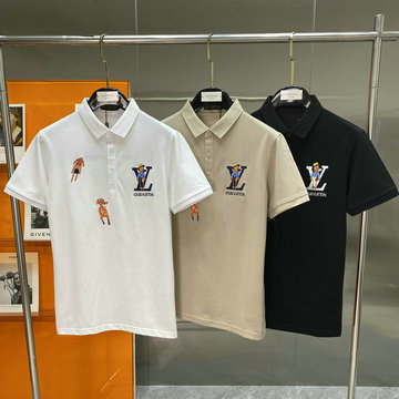 商品名称：ルイヴィトン LOUISVUITTON MS-TDLV22059　2022年夏最新入荷 ポロシャツ 半袖 ショートスリーブ スウェットシャツ 短袖 トップス レジャーシャツ 男女兼用