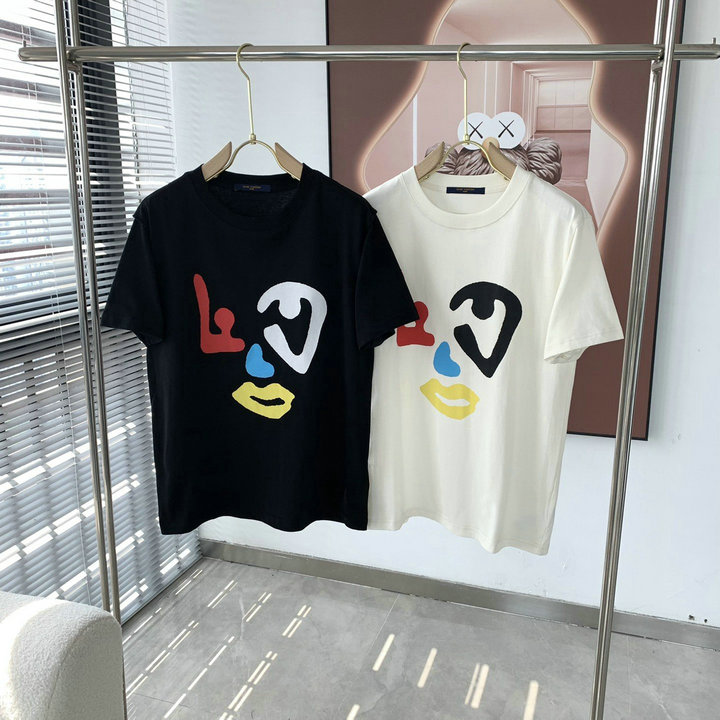 ルイヴィトン LOUISVUITTON MS-TDLV22060　2022年夏最新入荷 Tシャツ 半袖 ショートスリーブ スウェットシャツ 短袖 トップス レジャーシャツ 男女兼用