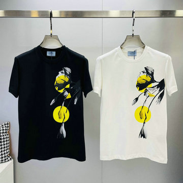 商品名称：プラダ PRADA MS-TDPD22016　2022年夏最新入荷 Tシャツ 半袖 ショートスリーブ スウェットシャツ 短袖 トップス レジャーシャツ 男女兼用